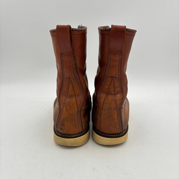 Vintage Red Wing Irish Setter Moc Toe Leather Work Boots Men\'s 11.5 Workwear main image 9